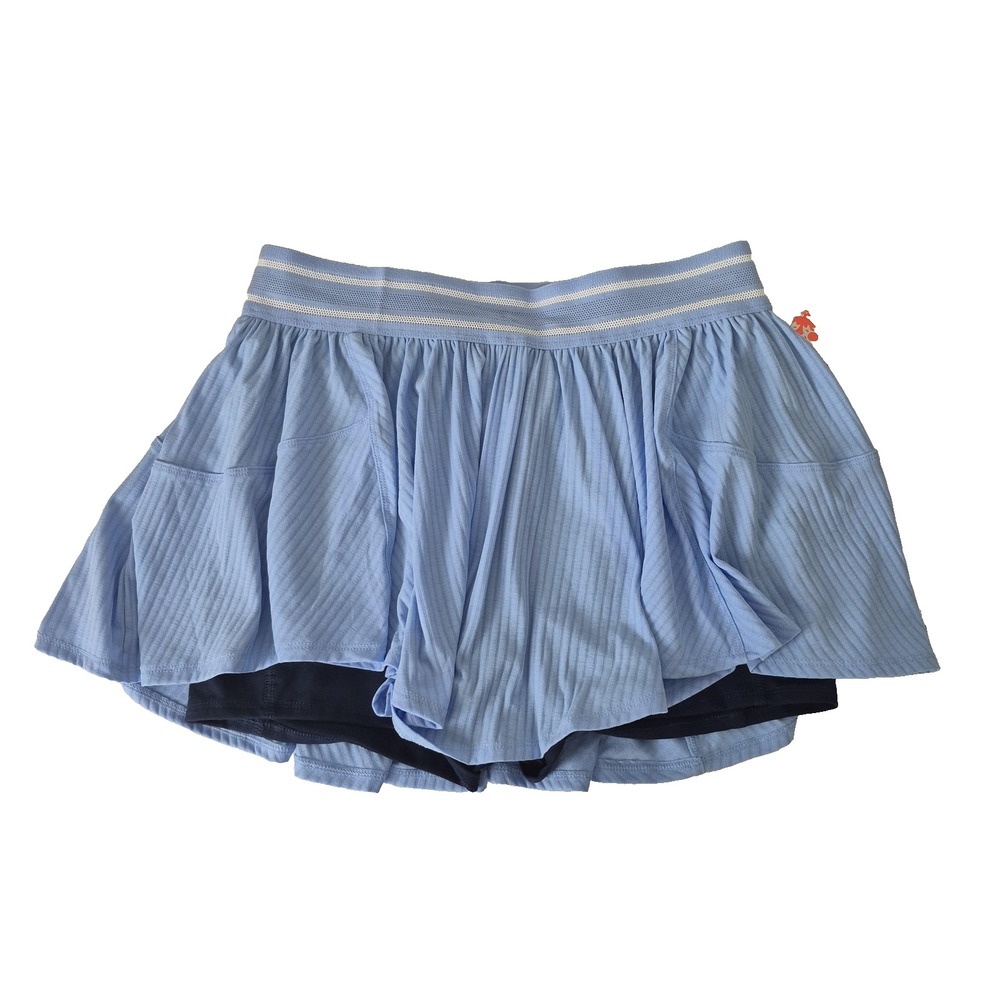 FP Movement Skort Womens Large Blue Sultry High Dive Athletic Tennis‎ Running